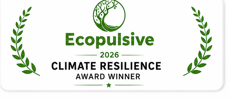 Ecopulsive Climate Resilience Award Winner 2026 banner