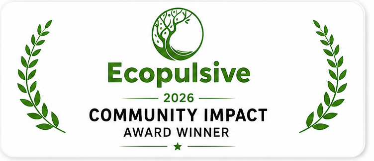 Ecopulsive Community Impact Award Winner 2026 banner