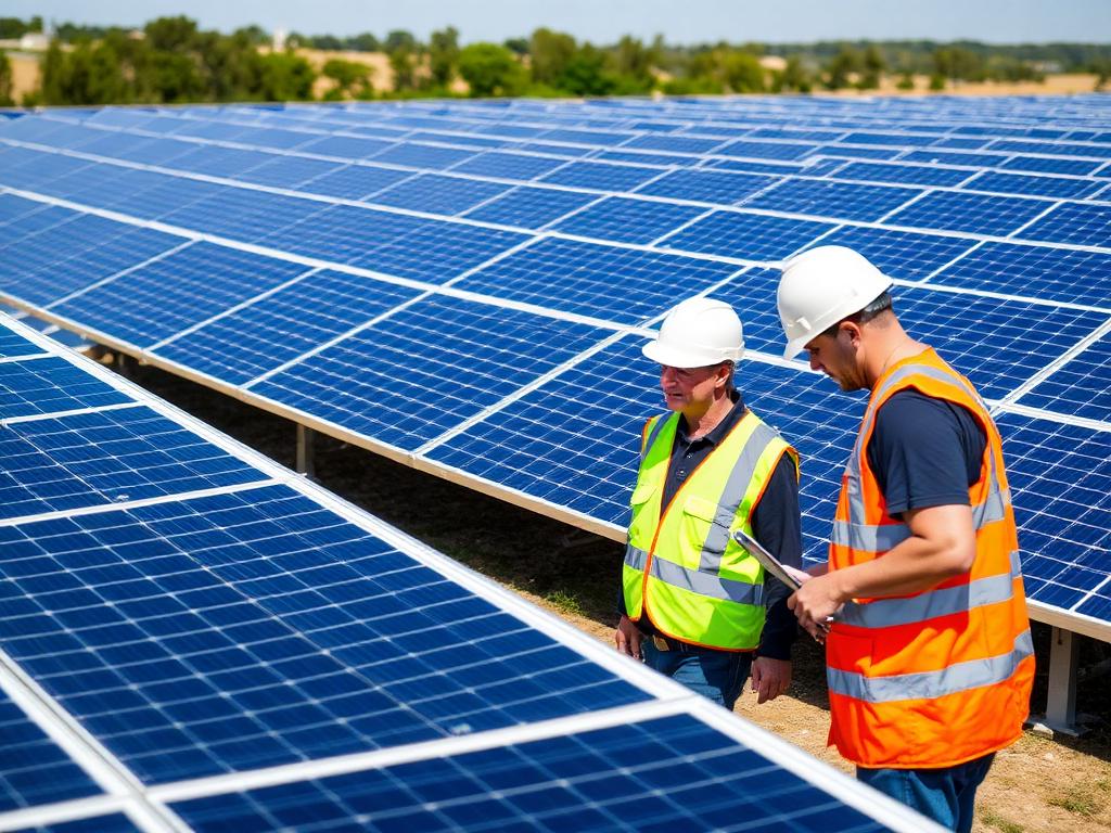 Solar farm inspection